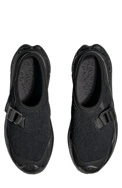 Hoka Ora Primo Ext Rubber-trimmed Suede Slip-on Sneakers In Black