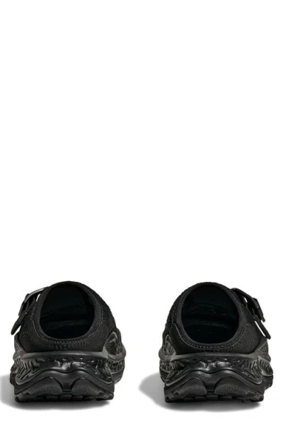 Hoka Ora Primo Ext Rubber-trimmed Suede Slip-on Sneakers In Black