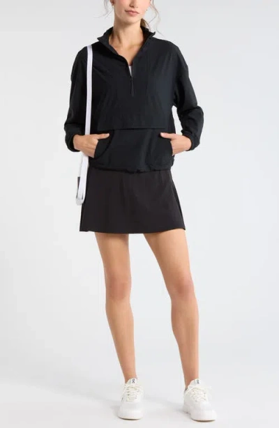 Zella Transit Pullover Jacket In Black