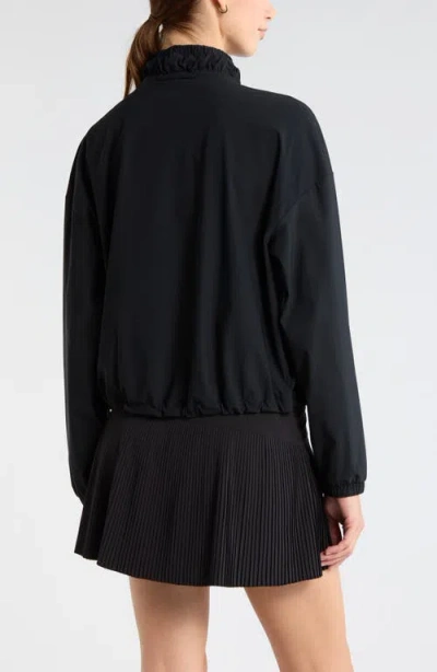 Zella Transit Pullover Jacket In Black