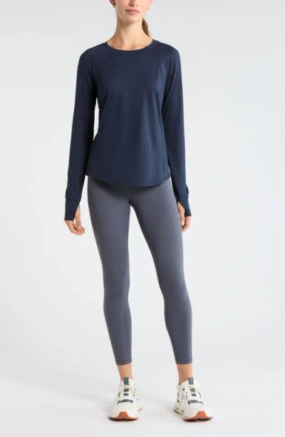 Zella Rally Mesh Top In Blue