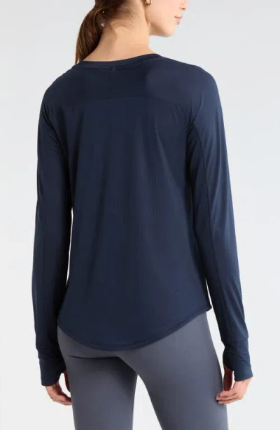 Zella Rally Mesh Top In Blue