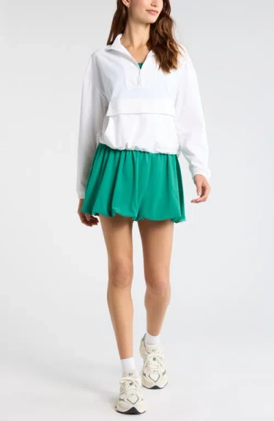 Zella Transit Pullover Jacket In White