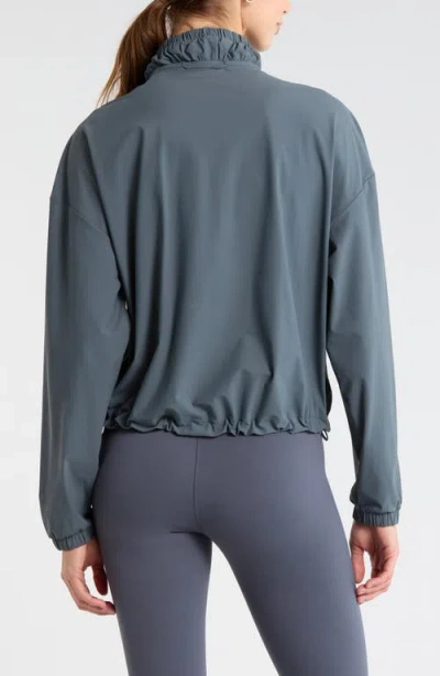 Zella Transit Pullover Jacket In Blue