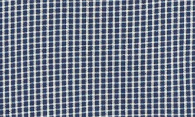 Givenchy Checkered Short-sleeved Cotton Shirt For Men In Blue