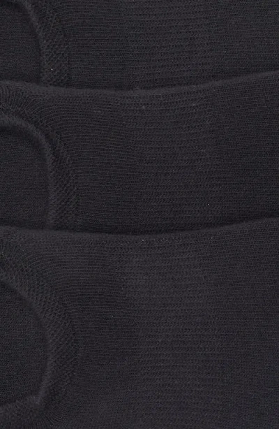 Nordstrom 3-pack Everyday No-show Socks In Black
