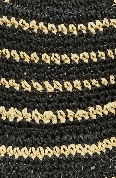 Nordstrom Stripe Packable Lantern Hat In Metallic