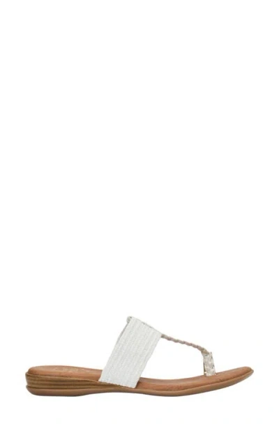 Andre Assous André Assous Neo Toe Loop Sandal In White