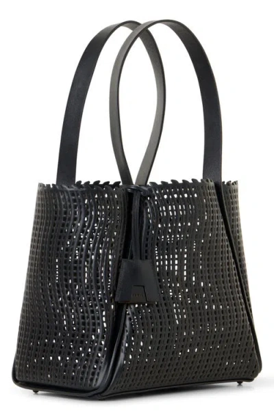 Akris Medium Alex Tote In Black