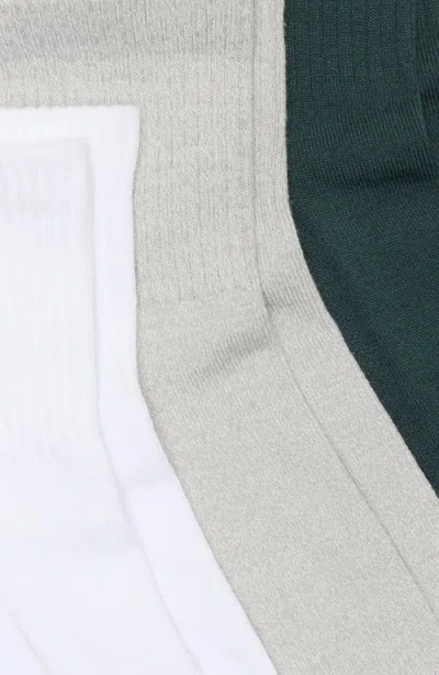 Zella Assorted 3-pack Half Crew Socks In Multi