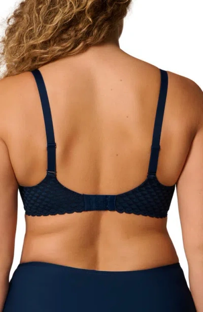 Simone Perele Subtile Underwire Minimizer Bra In Blue