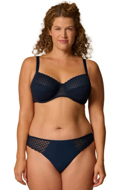 Simone Perele Subtile Underwire Spacer Bra In Blue