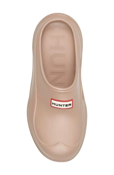 Hunter Elena Water Resistant Clog In Brown