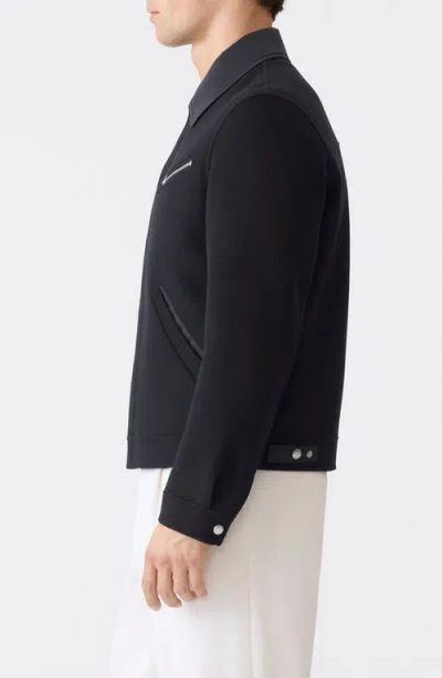 Mackage Hayes Wool Jacket In Black