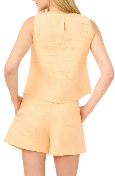 Cece Womens Boxy Textured Top Pull On Shorts In Yellow
