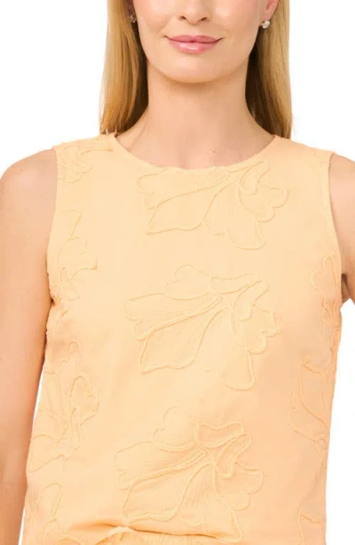 Cece Womens Boxy Textured Top Pull On Shorts In Yellow