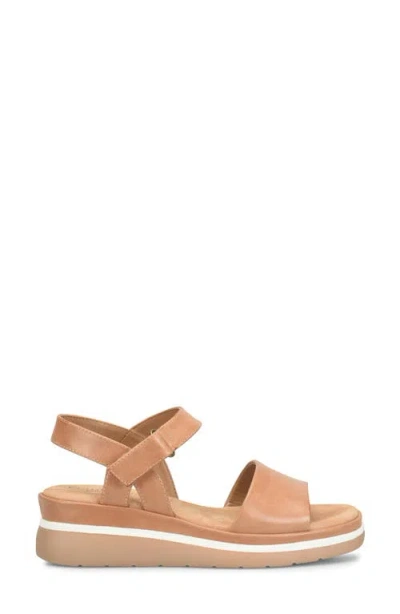 Comfortiva Ash Ankle Strap Platform Wedge Sandal In Multi