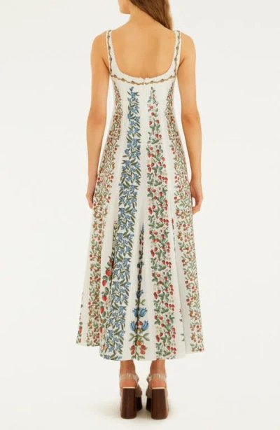 Farm Rio Fruit Beauty Maxi Dress Fruit Beauty Off-white In Multi