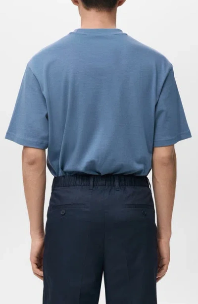 Mango Wilderness Graphic T-shirt In Blue