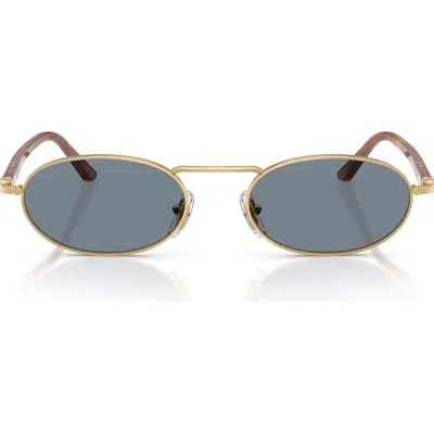 Persol 55mm Rectangular Sunglasses In Black