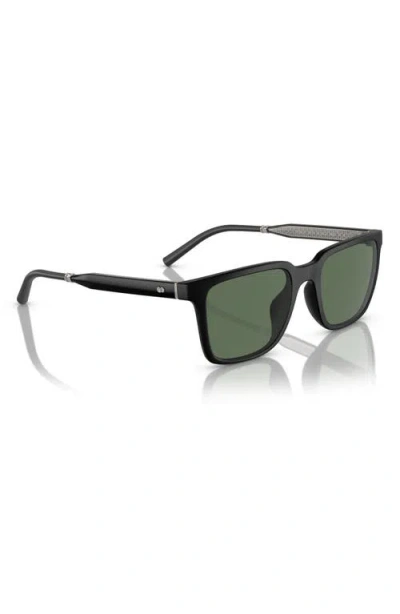 Oliver Peoples Roger Federer 52mm Polarized Rectangular Sunglasses In Green