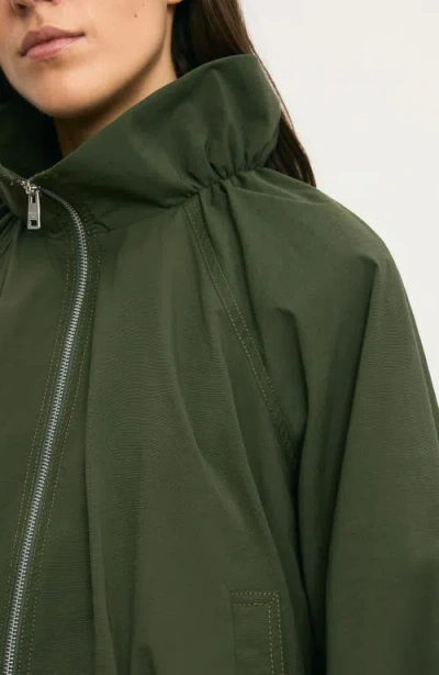 Veronica Beard Circe Faille Bubble Jacket In Green