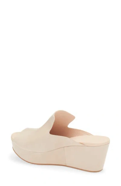 Chocolat Blu Whisper Platform Wedge Sandal In White