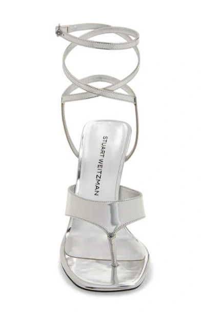 Stuart Weitzman Vinnie Wrap 85 Sandal In Multi