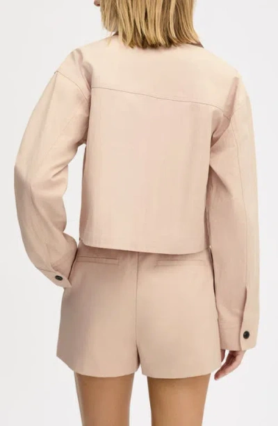 Sam Edelman Crop Jacket In Neutral