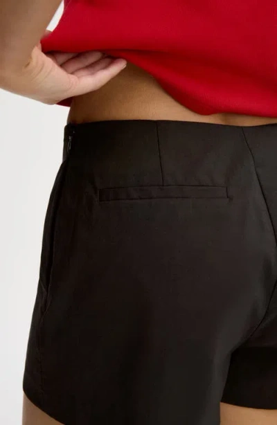 Sam Edelman Front Seam Shorts In Black