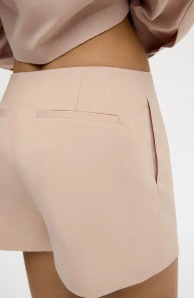 Sam Edelman Front Seam Shorts In Neutral