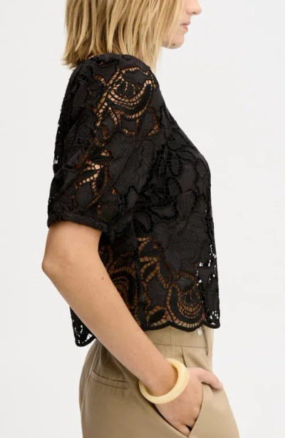 Sam Edelman Lace Top In Black