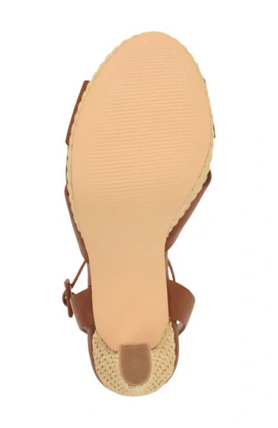 Nine West Ankle Strap Platform Sandal In Multi