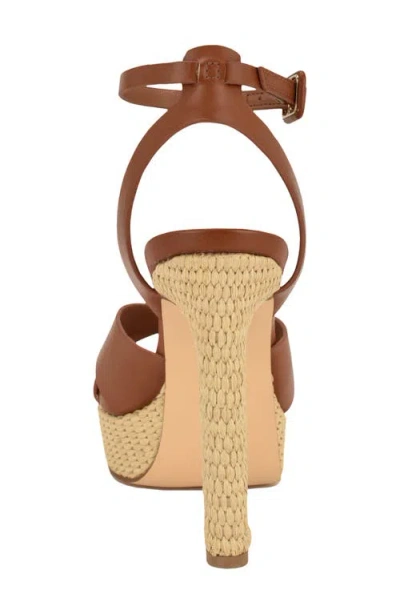 Nine West Ankle Strap Platform Sandal In Multi