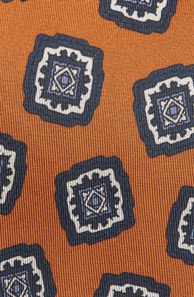 Jack Victor Charest Medallion Silk Tie In Pattern