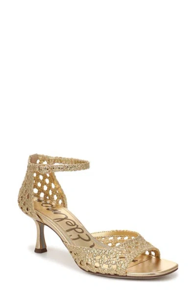 Sam Edelman Peyton Ankle Strap Sandal In Nude