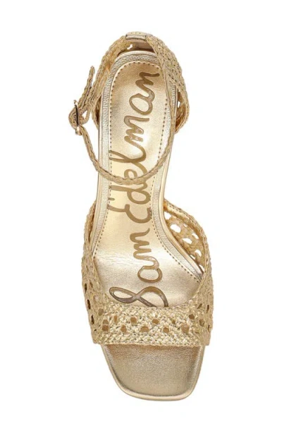 Sam Edelman Peyton Ankle Strap Sandal In Nude