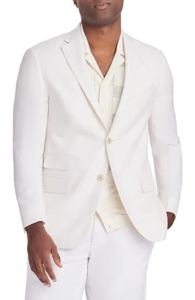 Robert Graham Shawfield Classic Fit Woven Sport Coat In White
