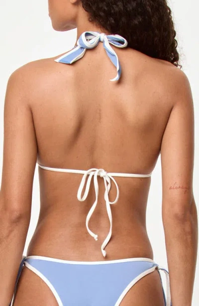 L*space Lspace Mac Bikini Top In Blue