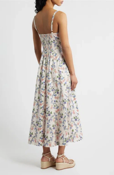 Hill House Home The Margot Midi Dress In Multi