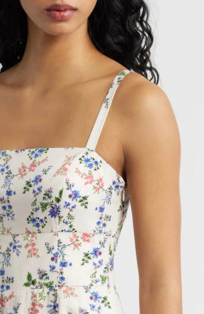 Hill House Home The Margot Midi Dress In Multi