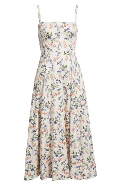Hill House Home The Margot Midi Dress In Multi
