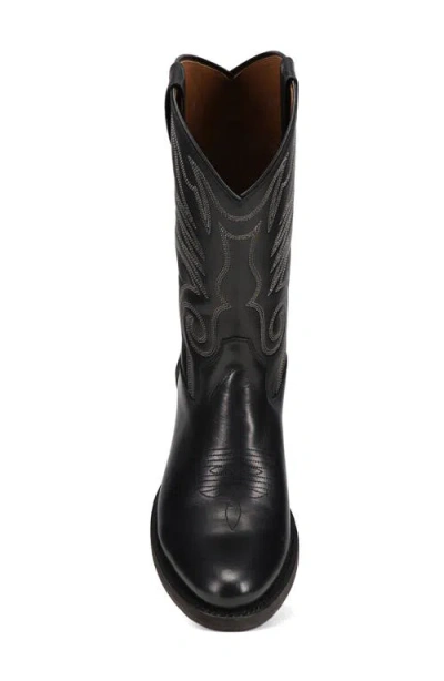 Frye Grady Western Boot In Black