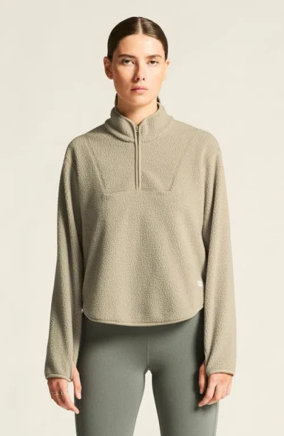 Craft Join High Pile Fleece Half Zip Pullover In Neutral