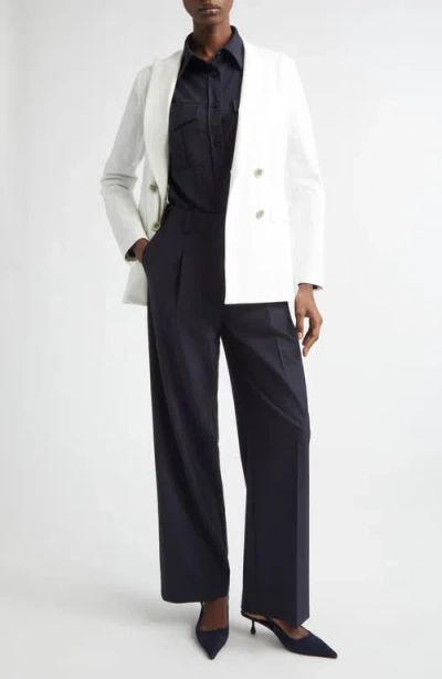 Herno Lightweight Stretch Blend Pants In Blue