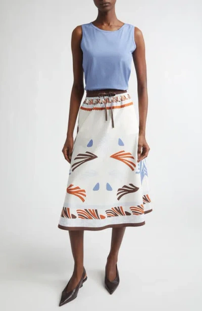 Herno Cotton Jersey Shell In Blue