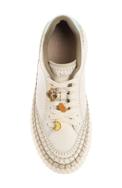 Chloé Nama Platform Wedge Sneaker In Multi