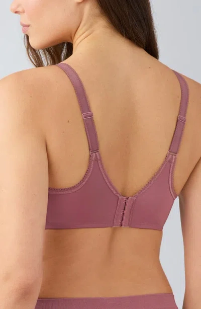 Wacoal Basic Beauty Full Figure Underwire Bra In Brown