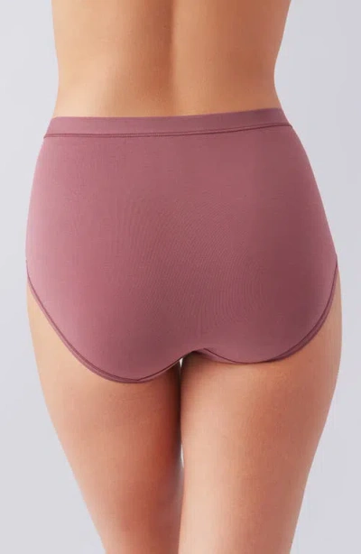 Wacoal Understated Cotton Blend Briefs In Pink