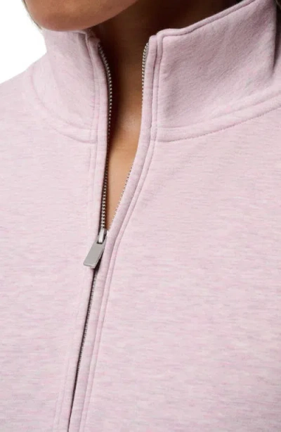 Travismathew Cloud Half Zip Pullover In Pink